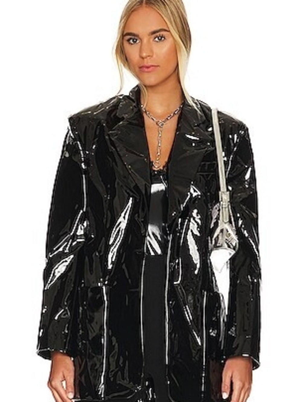 NWT AFRM Agnes Oversized Blazer in Noir